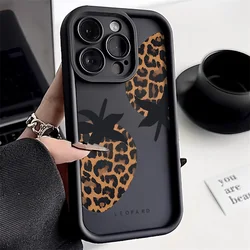 Leopard Print Premium Phone Case Cover for Smart GO 2024 (Black DH74)
