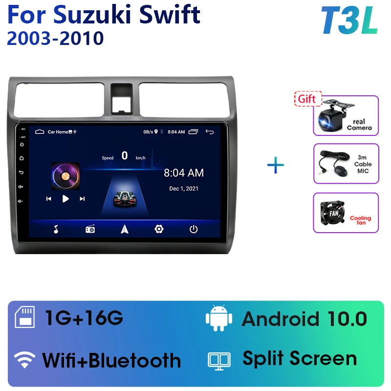 portable movie player for car Android 11 Car Radio with Screen for Suzuki Swift 2003-2010 Stereo Receiver Carplay Video Multimedia Player Bluetooth 2 din DVD portable video player for car Car Multimedia Players