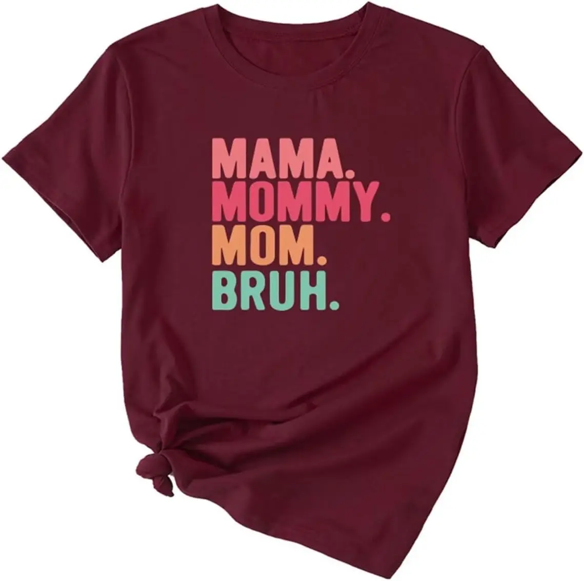 

Womens I Went From Mama to Mommy To Bruh Sweatshirt Funny Graphic Long Sleeve Casual Crewneck Pullover Tops for Mom