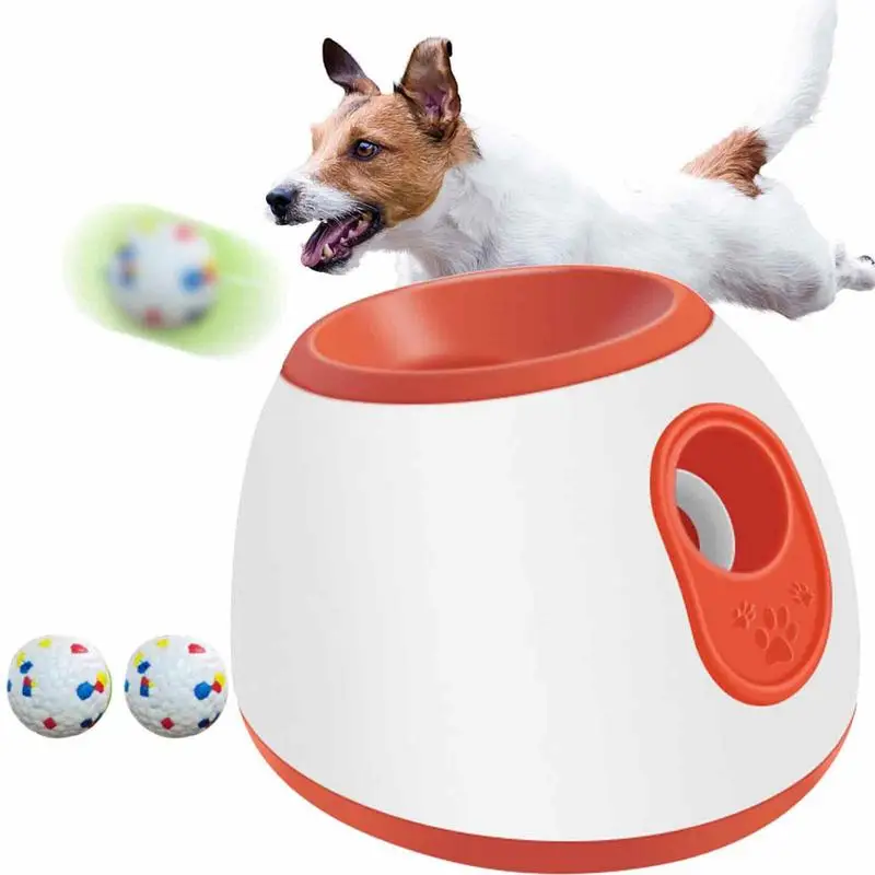 

Dog Ball Thrower Interactive Puppy Pet Fetch Toy Durable Dog Fetch Throw Indoor Or Outdoor Toy Automatic Ball Thrower For Dogs