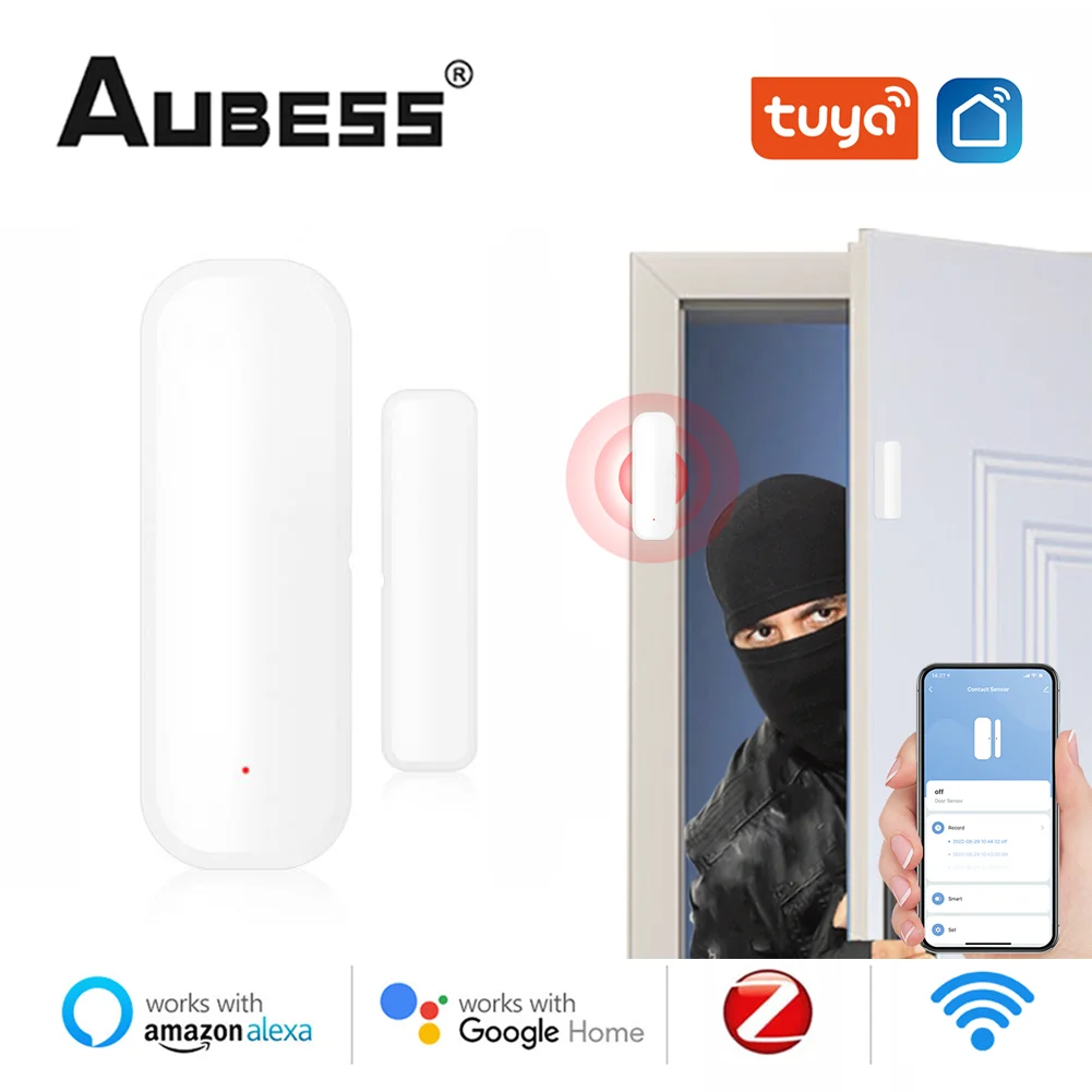 Tuya ZigBee Smart Door Window Contact Sensors Tuya Smart Life APP