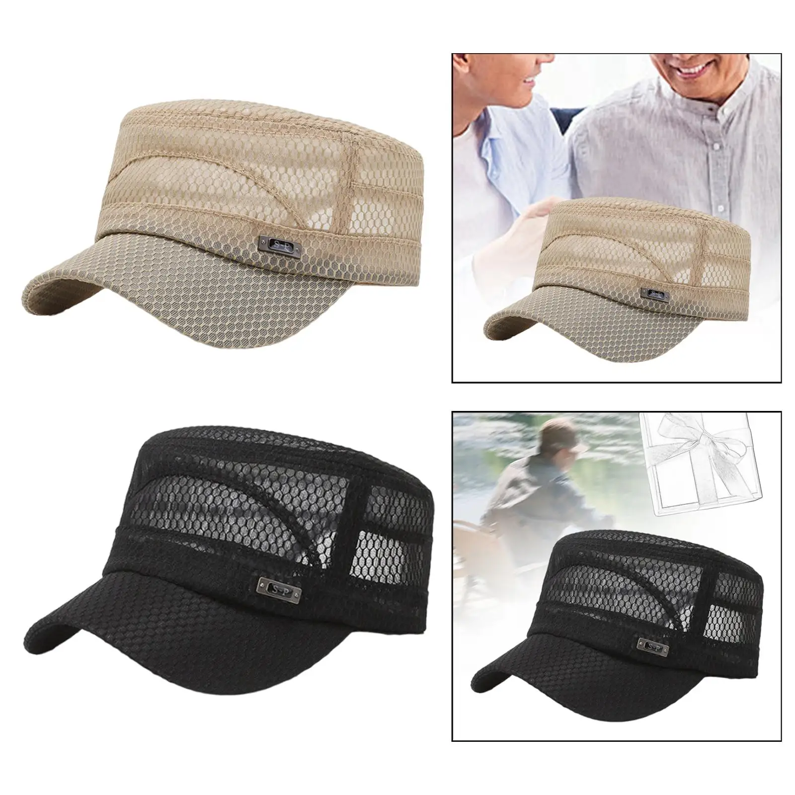 Baseball Cap Cooling Adjustable Sun Hat Quick Dry Trucker Hat Breathable Mesh Hat for Hiking Men Women Camping Outdoor Sports