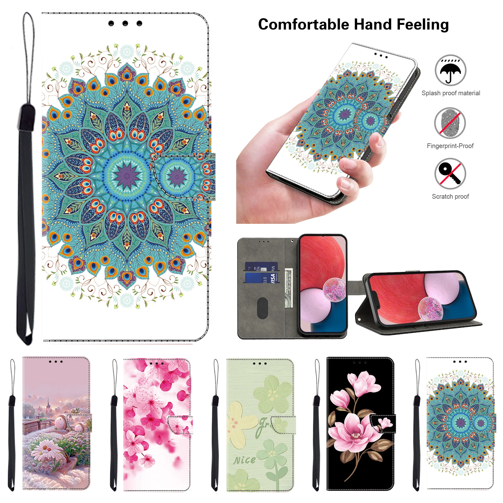 Magnetic Flip Leather Wallet Phone Case