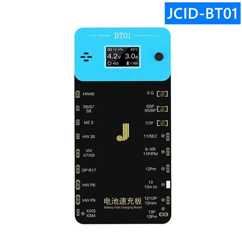 

JCID BT01 Battery Fast Charging Board With Max 3A For iPhone 6 7 8 Plus X Xs Max 11 12 13 Pro Max Battery Use Safe No Damage