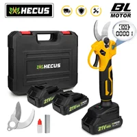 HECUS 30mm Brushless Electric Pruner Shear Cordless Rechargeable Shears Garden Scissors Tool For Makita 18V Battery 1