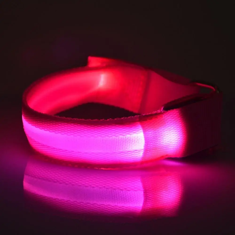 Night Sport Running Cycling Flashing Wristband CR2032 Button Battery Armband Outdoor Safety Arm Leg Warning Wrist Strap Light 2