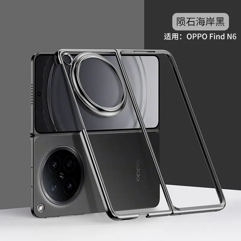 Stylish Electroplated Transparent Acrylic Shockproof Fingerprint Resistant Case