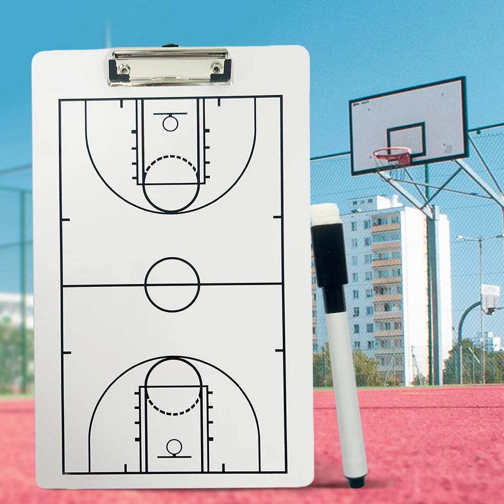 Volleyball Tactic Coaching Board Coaches Clipboard 13.7x8.6 Inch Basketball Guidance Training Aid for Sports Training Game Plan