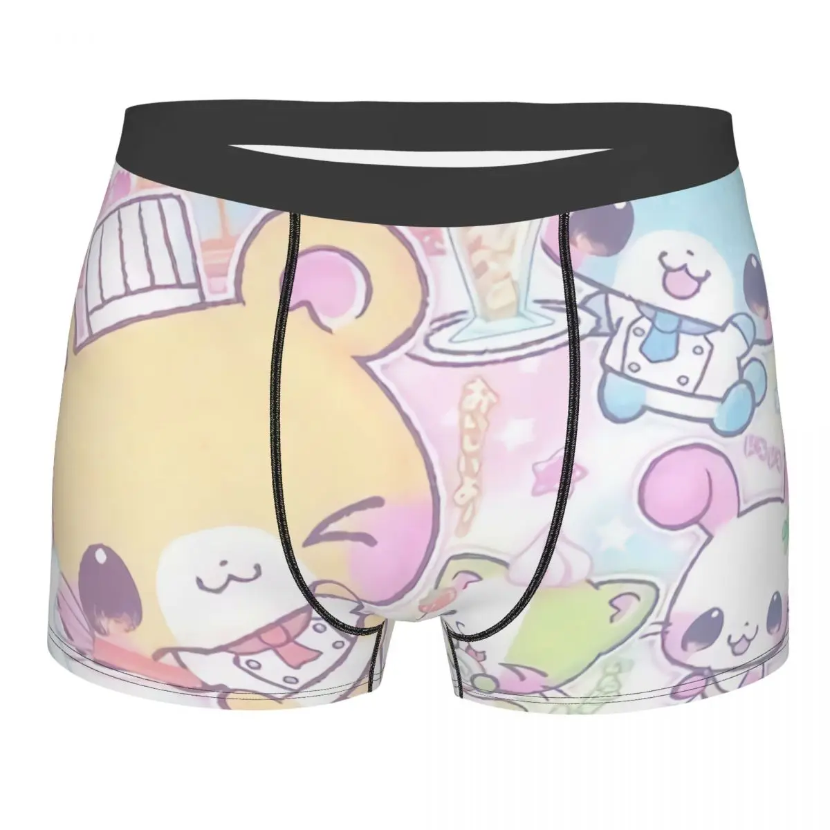 

Sugarbunnies Boxer Shorts Men 3D Print Male Stretch Anime Manga Cartoon Rabbit Underwear Panties Briefs