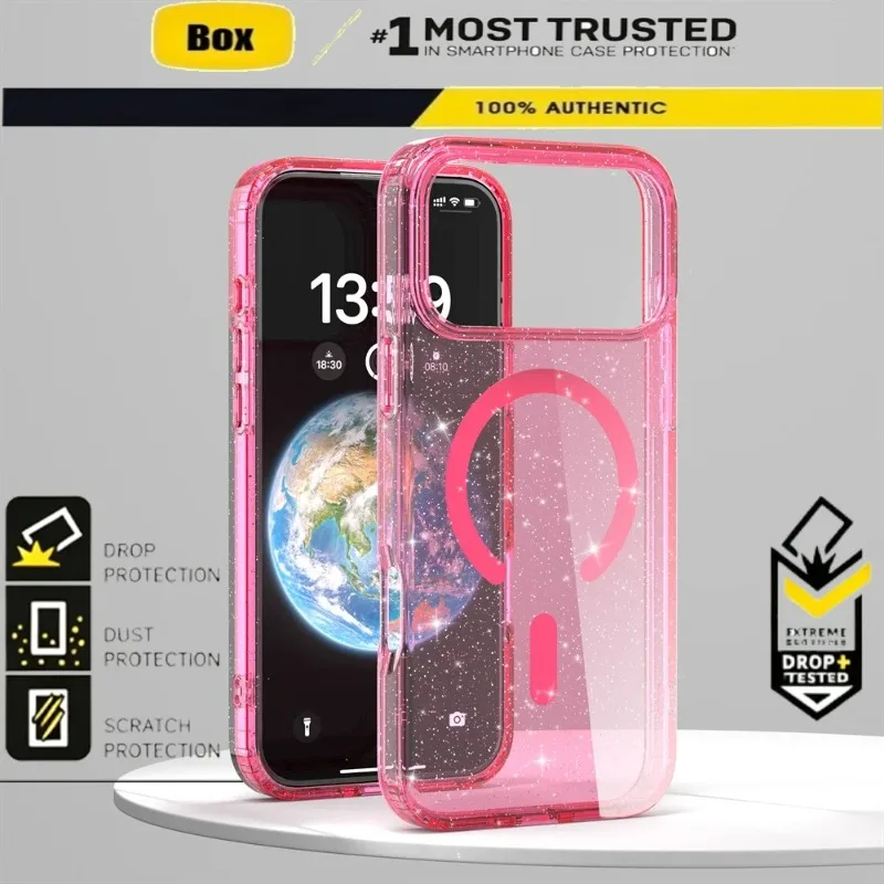 Transparent Flash Military Grade Defender Armor Case - Anti-Drop Back Cover