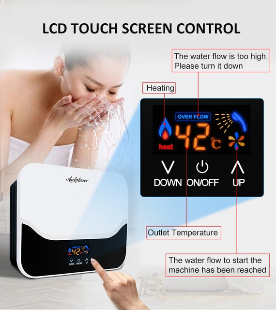 cheep price 110volts 3000W hot instant electric small home shower water  heater - AliExpress