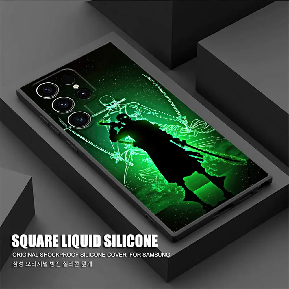 ZORO Roronoa One Piece Soft Silicone Phone Case