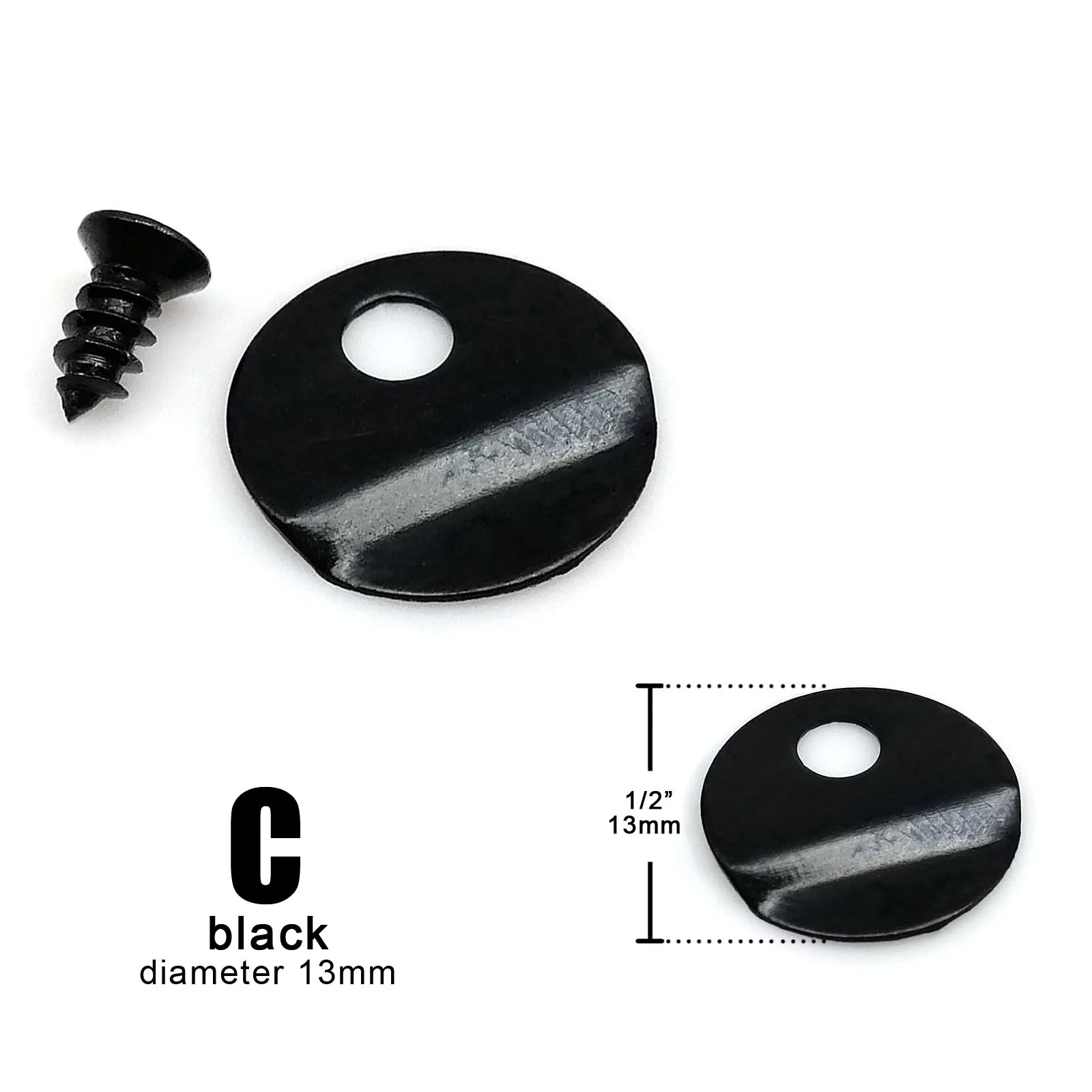 50pcs Metal Iron Bent Bow Arch Elastic Spring Picture Frame Back Board Turnbutton Clip Snap with Screws