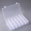 36 Compartments Plastic Craft Storage Box, Adjustable Compartment Jewelry Storage, Storage Box With Detachable Divider And Lid, 2