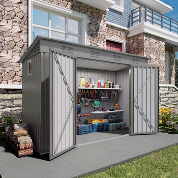 4x9 FT Metal Garden Storage Shed 1