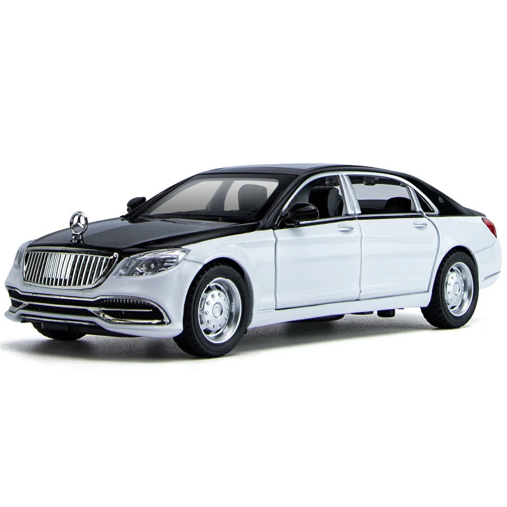 

1: 32 Mercedes Benz Maybach S650 Simulation Alloy Acoustooptic Retro Liukai Car Children's Toy Wholesale Ornaments