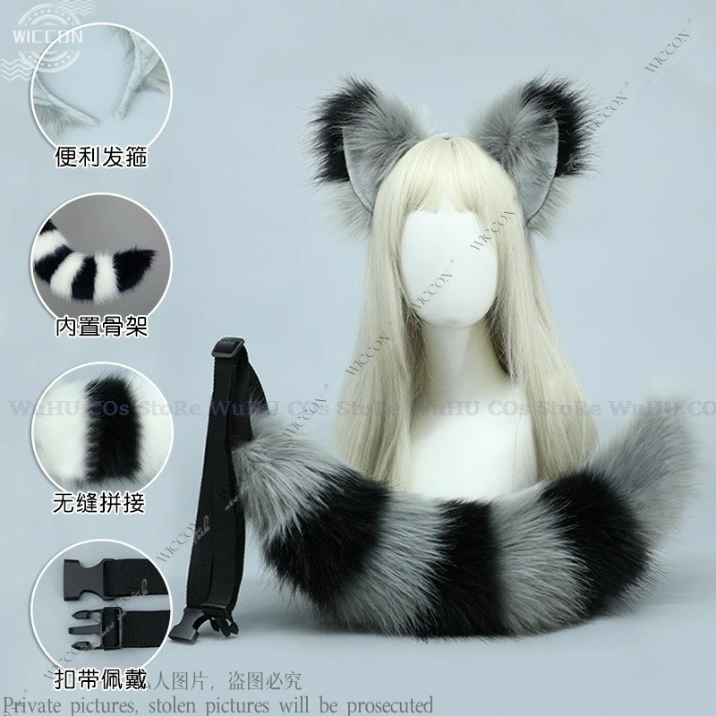 Cerchietto Per Capelli Con Orecchie Di Volpe In Peluche - Cosplay E Feste, Marrone