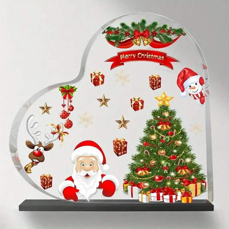 Description Picture 6 of itemCute Heart Shaped Christmas Decorations for Dining Table Office Counter Desk Shelf, Home, Xmas Gifts for Mom Friends Women/Girls