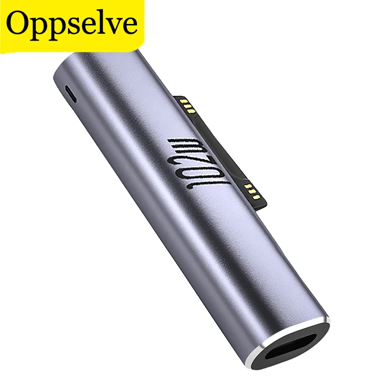 

Fast Charging Adapter For Microsoft Surface Pro X 3 4 5 6 7 8 Go Book To USB Type C PD Magnetic Converter Charger Plug Connector