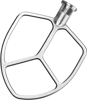 KitchenAid-Batteur plat en acier inoxydable poli, support de levage de bol, airkitrep, remplacement des rêves, centre commercial, 5-6 pintes 4