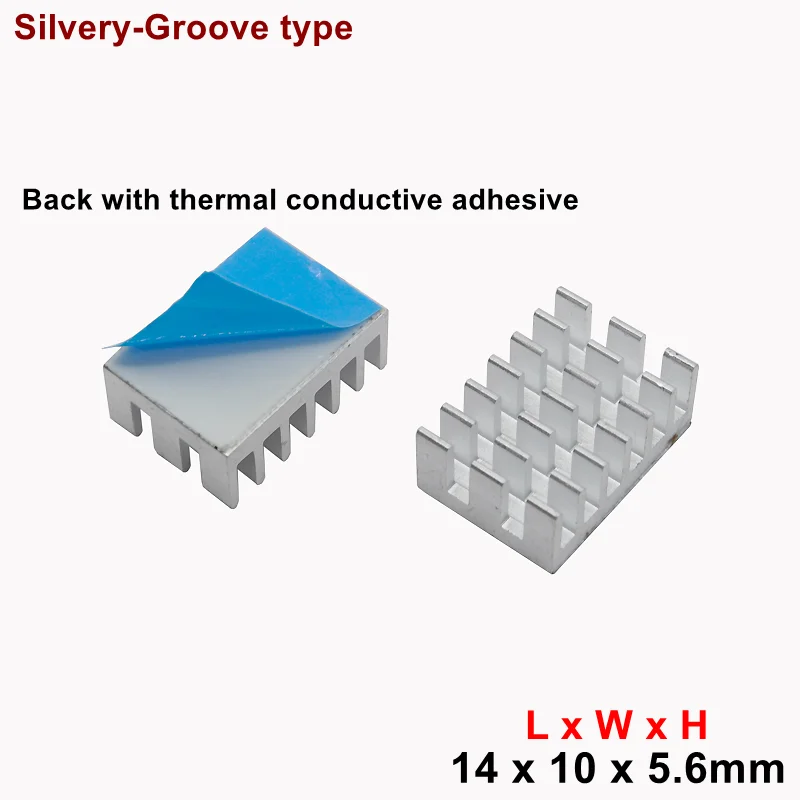 10-Pack Aluminum Heatsink Radiators for Enhanced Heat Dissipation
