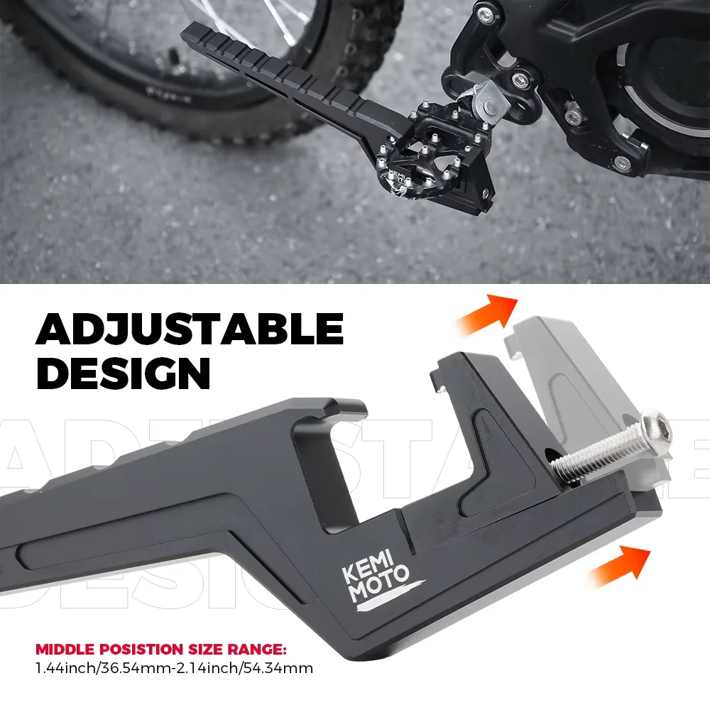Motocross Bike Accessories For Segway X160 X260 Passenger Foot Peg Extensions Extended Footpegs Motocross Bike Dirt Bike Off-Road Accessories