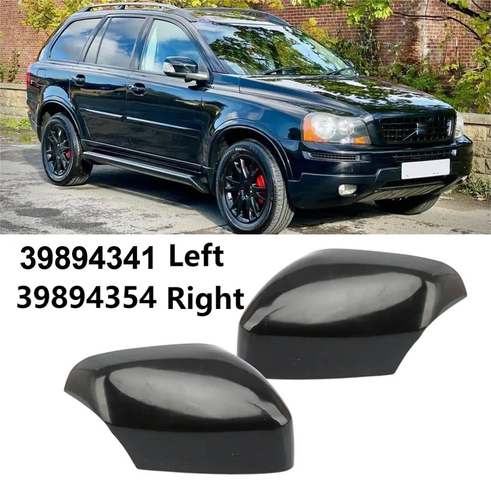 

Left&Right Auto Mirror Cover Cap 39894354 Fits For Volvo XC70 XC90 2007-2014 Exterior Rear View Mirror Housing Part