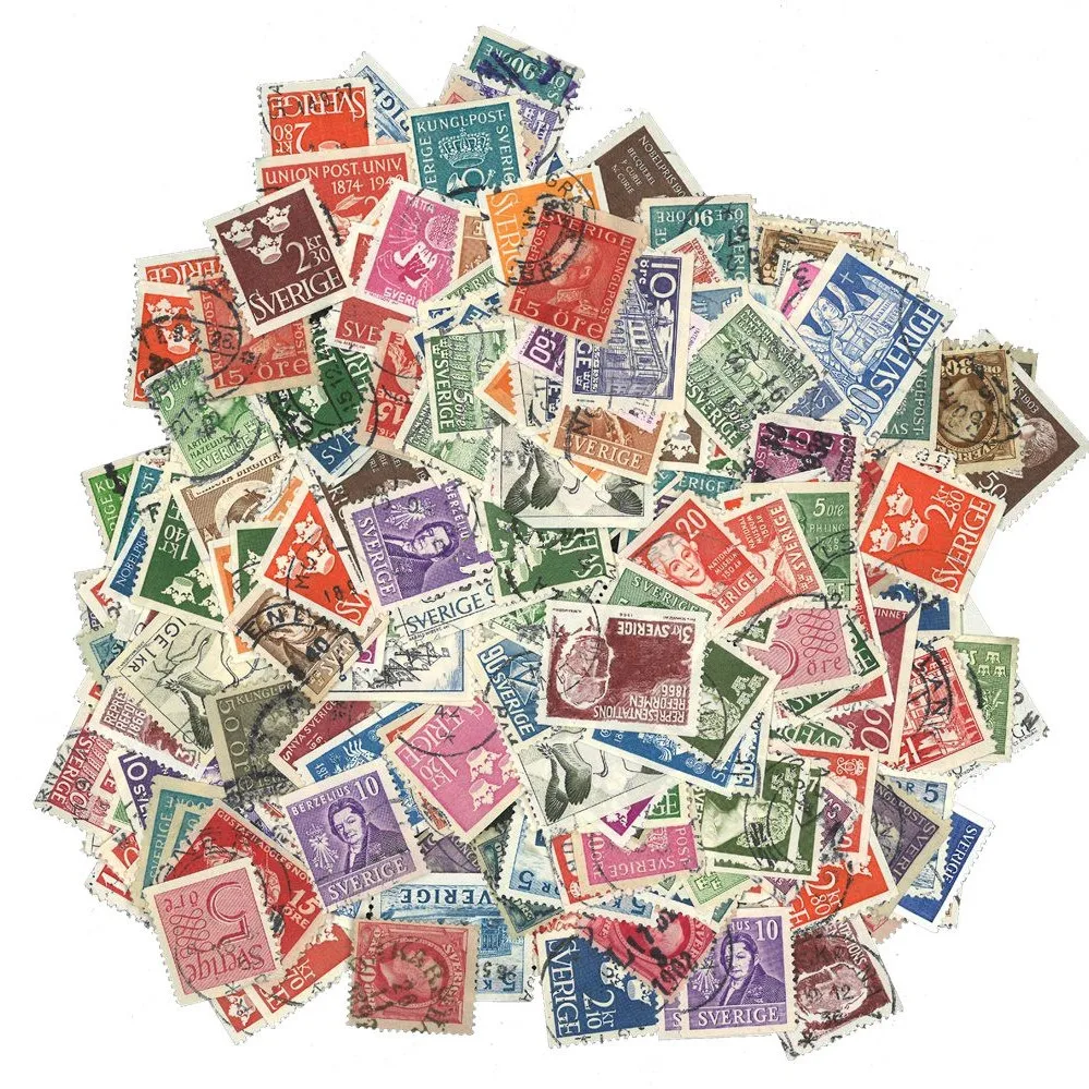 100 Pcs / lot Postage Stamps Good Condition Used With Post Mark  display picture 1