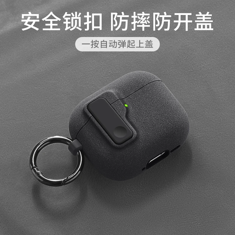 Shockproof Locking Case with Lanyard and Keychain