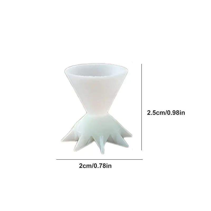 Split Cup For Paint Pouring Mini Funnel Split Cup For Pouring Fluid Acrylic Paint Fluid Art Supplies Mini Reusable Funnel Pour paint pouring cup