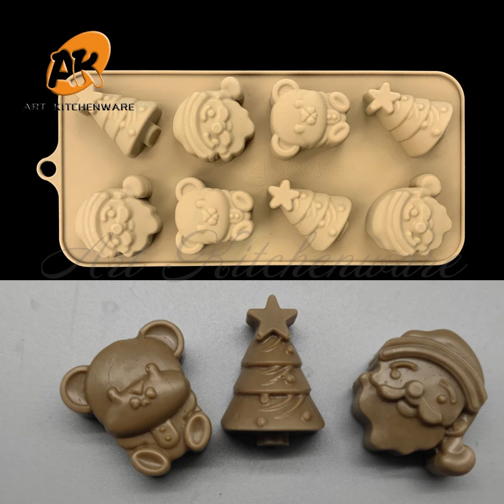 Silikon Schneeflocke Form 1 Stück - 8x9cm, Für Backen & Seife, BPA-frei