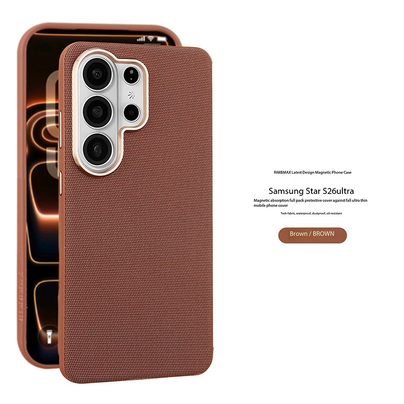 Business Fashion Luxury Magnetic Skin Feel Leather Phone Case - Shockproof Slim Fit Cover