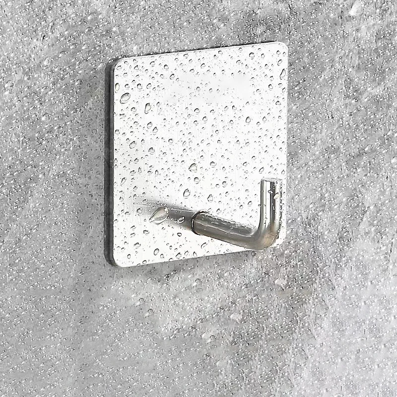 3-teiliges Set aus Edelstahlhaken, multifunktionale Küchenwandhaken, polierte Oberfläche, langlebiges und modernes Design, zum Aufhängen von Utensilien, Haken zum Aufhängen, für Badezimmer, für Handtücher und Badebälle, gute Tragfähigkeit – Detail 7