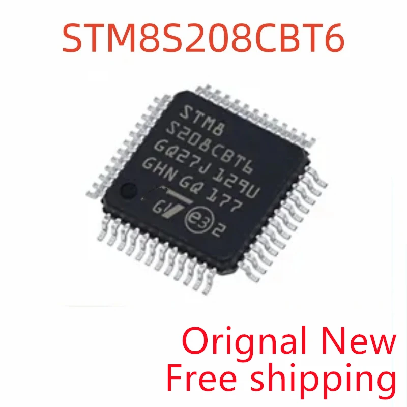 

5piece New Original STM8S208CBT6 STM8S208CB STM8S208 STM8S CBT6 LQFP48 In Stock