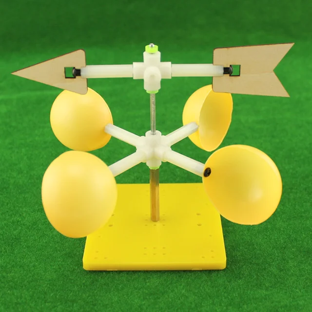 Időjárási Szél Lapáttal Gyerekek Tudományos Játékkészlet Játékok Állomási Lapátok Diy Összeszerelés Weathervane Model Szélmalom Műanyag Jelző Szerszámok - Image 4