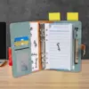 2024 A6 PU Leather Budget Binder Notebook Cash Envelopes System Set,with Binder Pockets for Money Budget Saving Bill Organizer 4