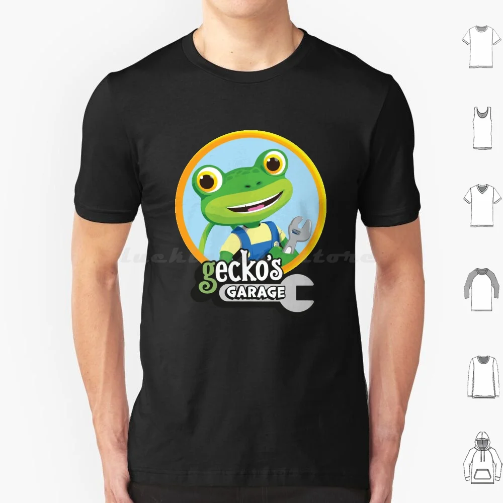 Kids Garage Gecko'S Gg T Shirt Cotone Uomo Donna Stampa Fai Da Te Geckos Garage Monster Truck Pickup Truck Off Road Racing Truck First