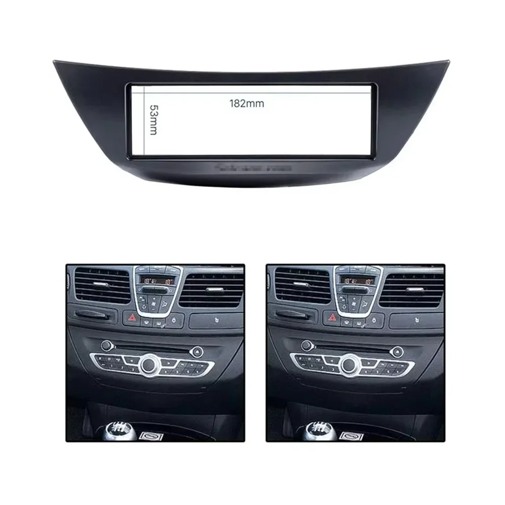 CD 패널 대시보드 차량 대시 키트 DVD CD 패널은 OEM 대시보드 개구부 장착용 마운팅 페이시아가 포함된 대시 트림 키트이며, 라구나 2007년형에 적합합니다.