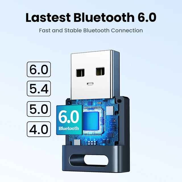 Adaptateur Bluetooth USB, Dongle Bluetooth 6.0 pour PC Windows 11/10/8.1, récepteur et émetteur Bluetooth pour clavier/souris 3 Adaptateur Bluetooth USB, Dongle Bluetooth 6.0 pour PC Windows 11/10/8.1, récepteur et émetteur Bluetooth pour clavier/souris 3