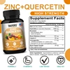 Quercetin Antioxidant Supplements Lung Support Cardiovascular Skin Health Immune Function Anti-Inflammatory Beauty & Health Zinc