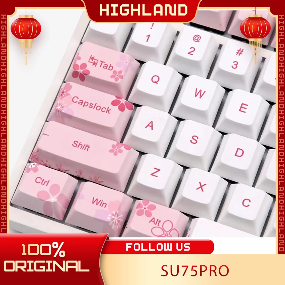 オリジナル Everglide Su75pro キーボード Su75 プロ磁気軸有線