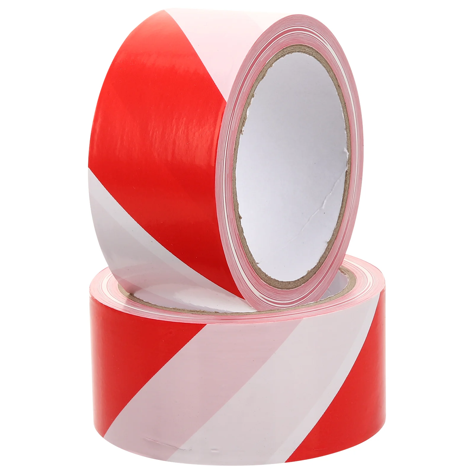 

2 Rolls Red and White Cordon Tape Caution Danger Isolation Zone Hazard Marking Striped