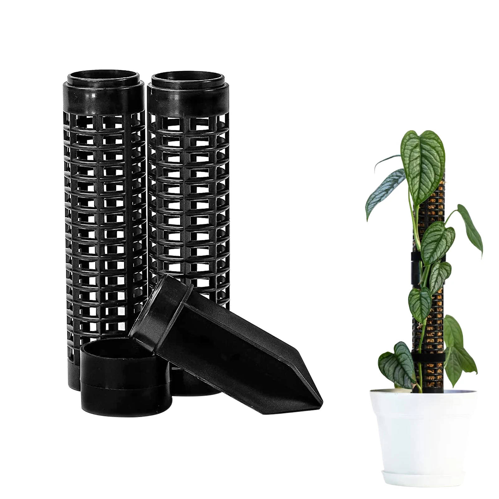 Agiferg Poteau de mousse en plastique pour plantes Monstera