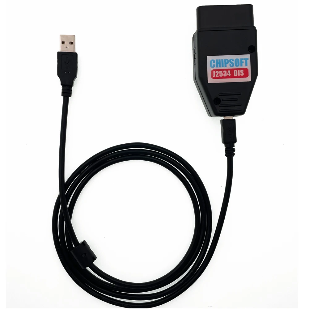 Chipsoft J2534 DIS KLine CAN BUS Adapter for Volvo 2014D Dice Full System Car Diagnostic Tools USB OBD2 Scanner Active Test