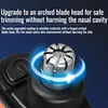 Men's Mini Intelligent Digital Display Electric Nose Hair Trimmer TYPE-C Charging Waterproof Multifunctional Nose Hair Trimmer 2