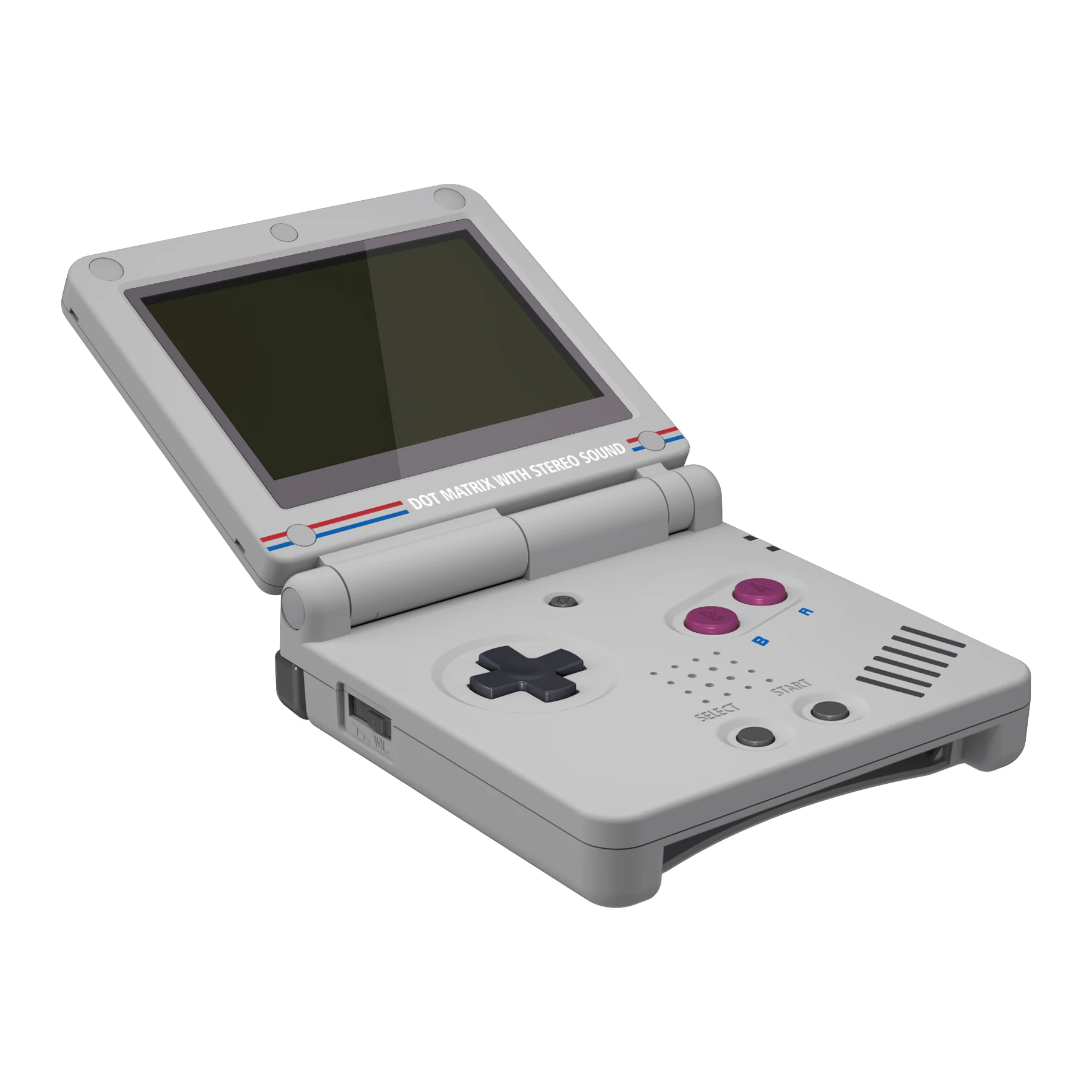Habitação de Substituição Ips para Gameboy Advance sp Gba sp Soft Touch Atualizado Ips Personalizado e Lcd Padrão Extremerate Personalizado - Image 5