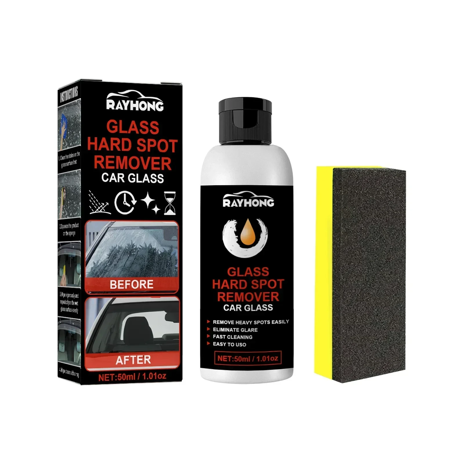 Deep Cleaning of Automobile Glass Polishing Paste Glass Scratch Repair Cleaning Decontamination Glazing Polishing Paste