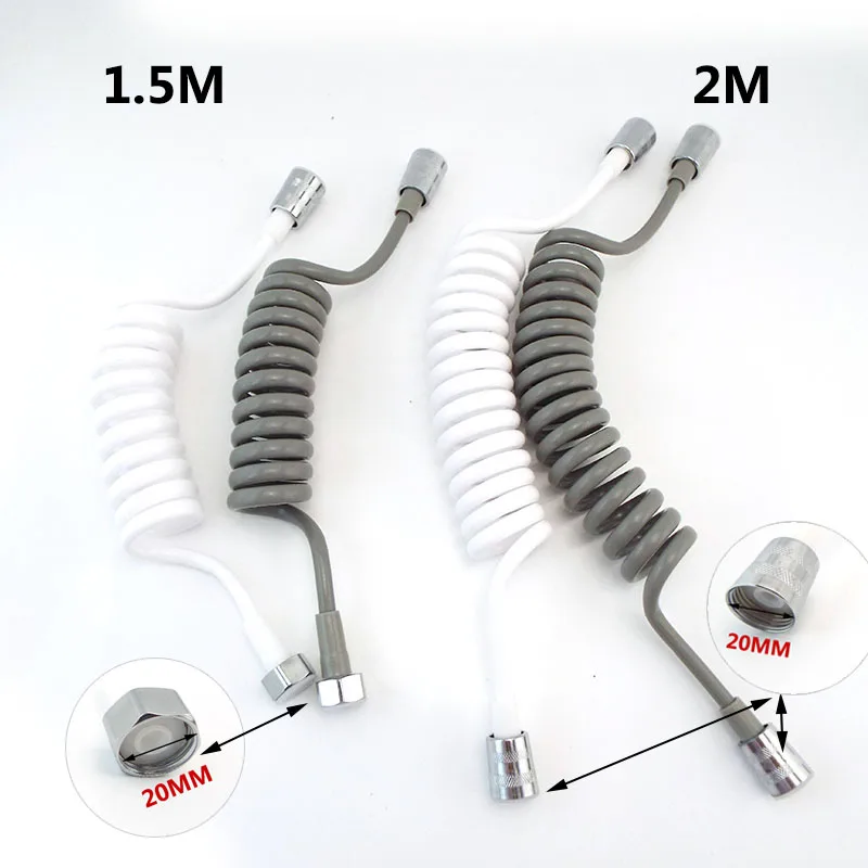 Flexible Shower Hose Pipe Spring for Water Plumbing Toilet Bidet Sprayer Gun Telephone Line Plumbing Hose bathroom Accessories shower hose plumbing hose shower hose extender plumbing supply hose