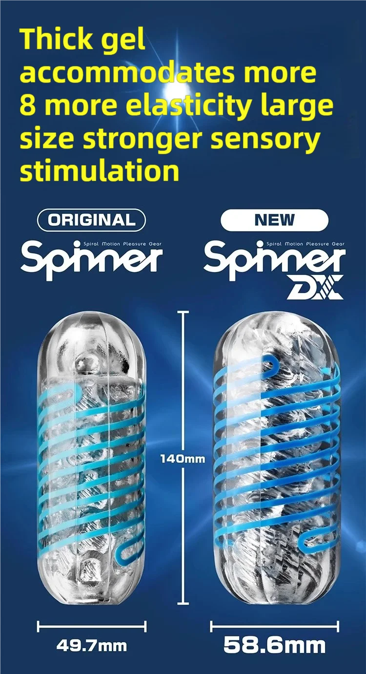TENGA Official Licensed Latest Design Auto-Rotating Male Masturbator Cup Oral Sex Soft  Adult Toy for Men Manual Sex Toys