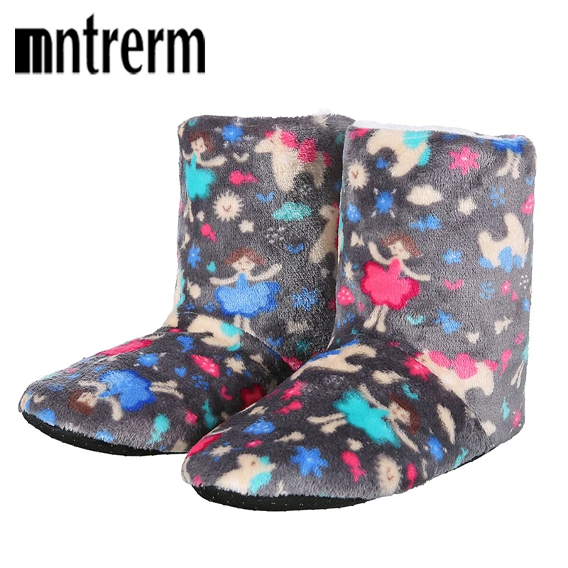 

Cartoon Cute Cotton Slippers Autumn and Winter Indoor Home Couple Slippers Warm Faux Fur Slippers Girl Heart Cotton Shoes Winter